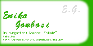 eniko gombosi business card